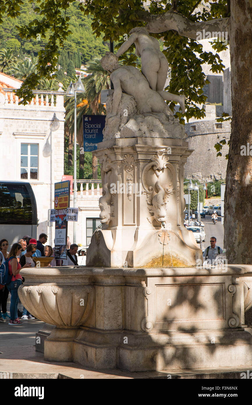 Fuente Dubrovnik Foto de stock