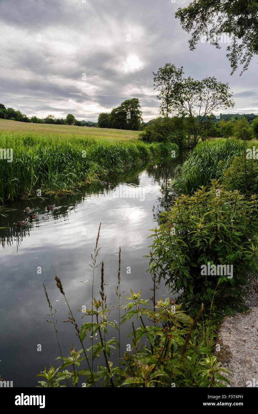 Canal de Cromford, Derbyshire Foto de stock