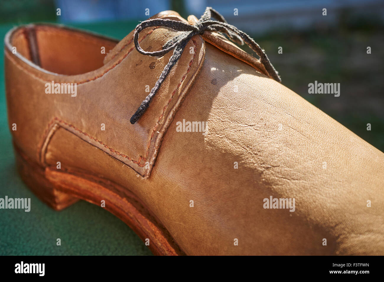 Reproducción temprana del zapato de los hombres americanos Foto de stock