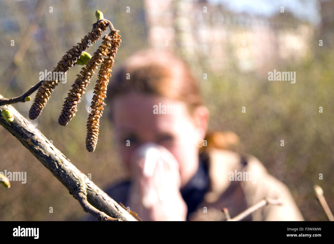 Alergia Foto de stock