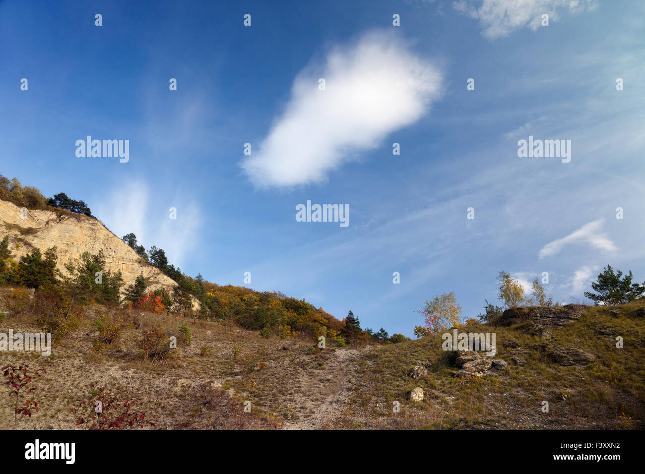 Monte Dohlenstein Foto de stock