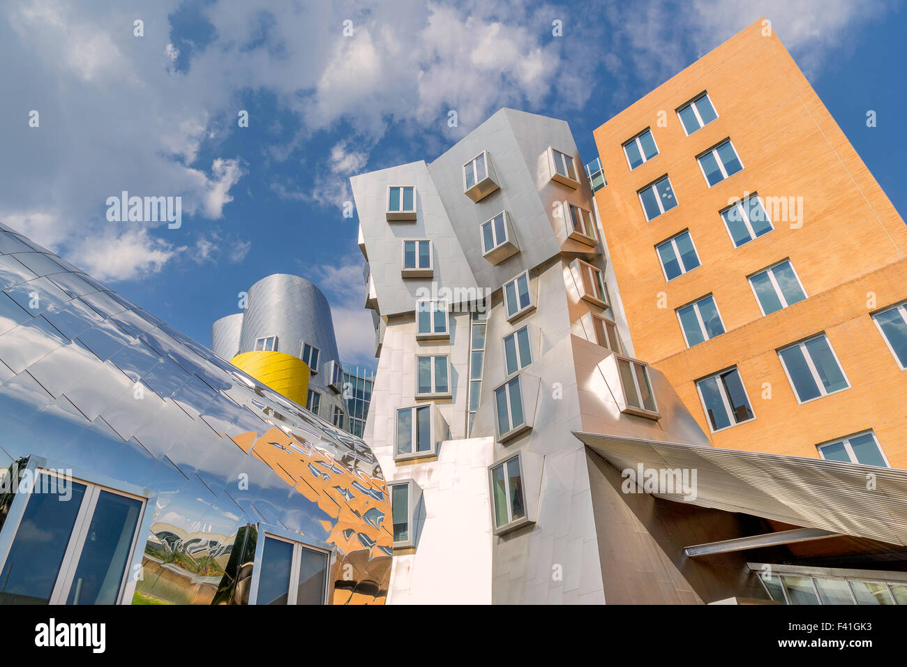 Frank Gehry Stata Center en MIT de Boston Foto de stock