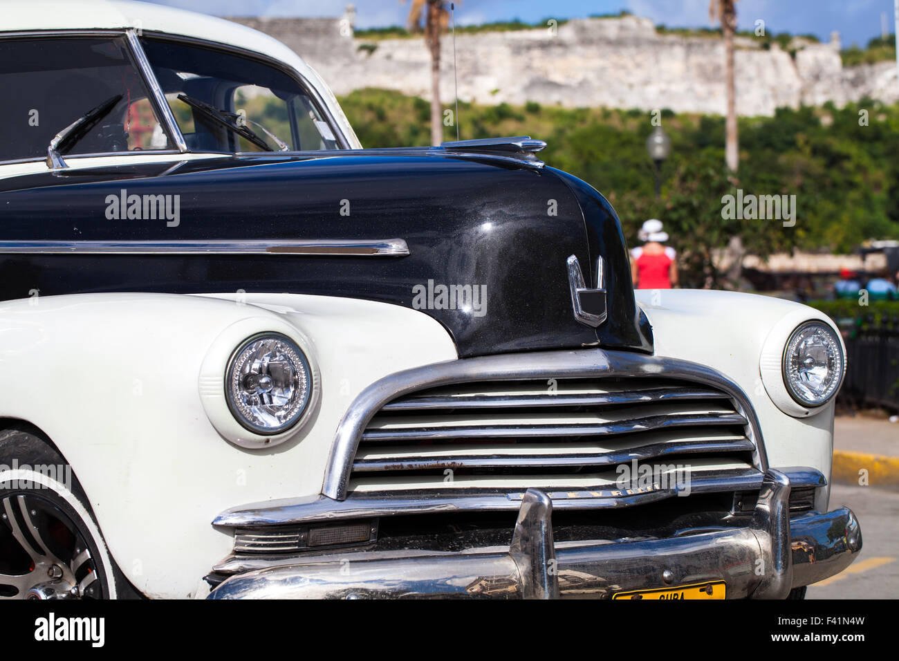 Karibik Kuba Havanna Oldtimer Foto de stock