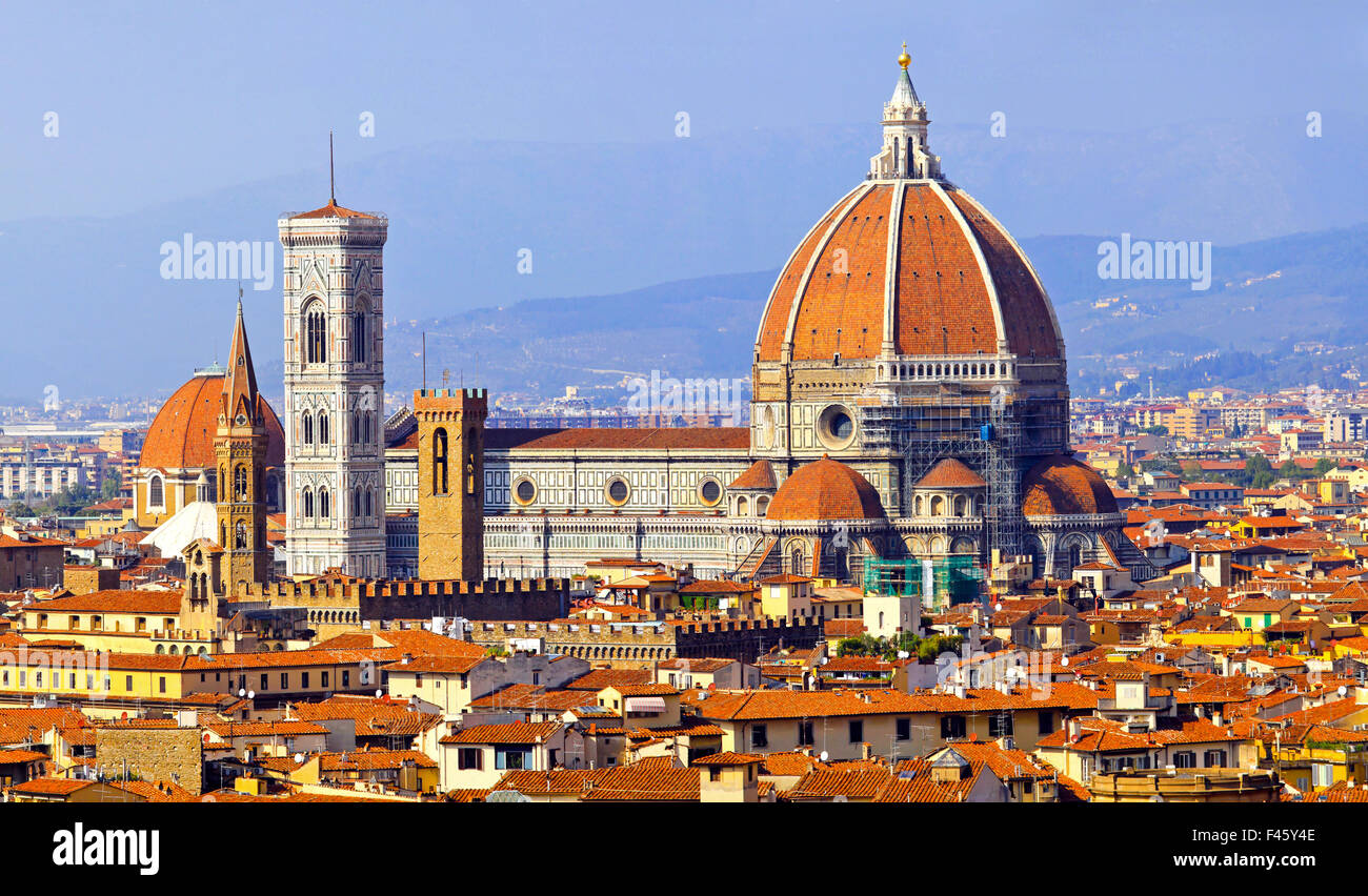 La catedral de Florencia duomo Foto de stock