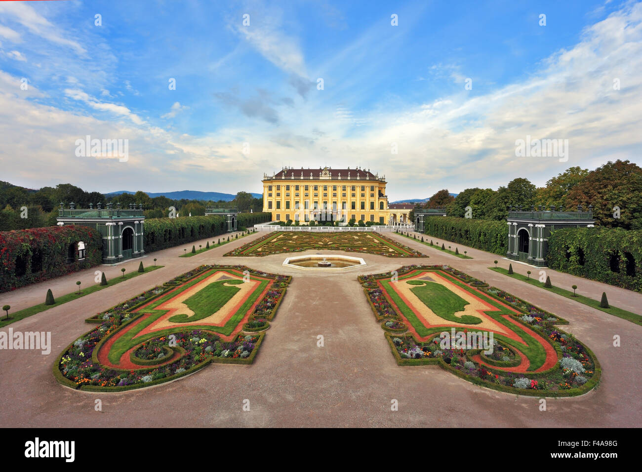 La residencia de los Habsburgo austríaco Foto de stock