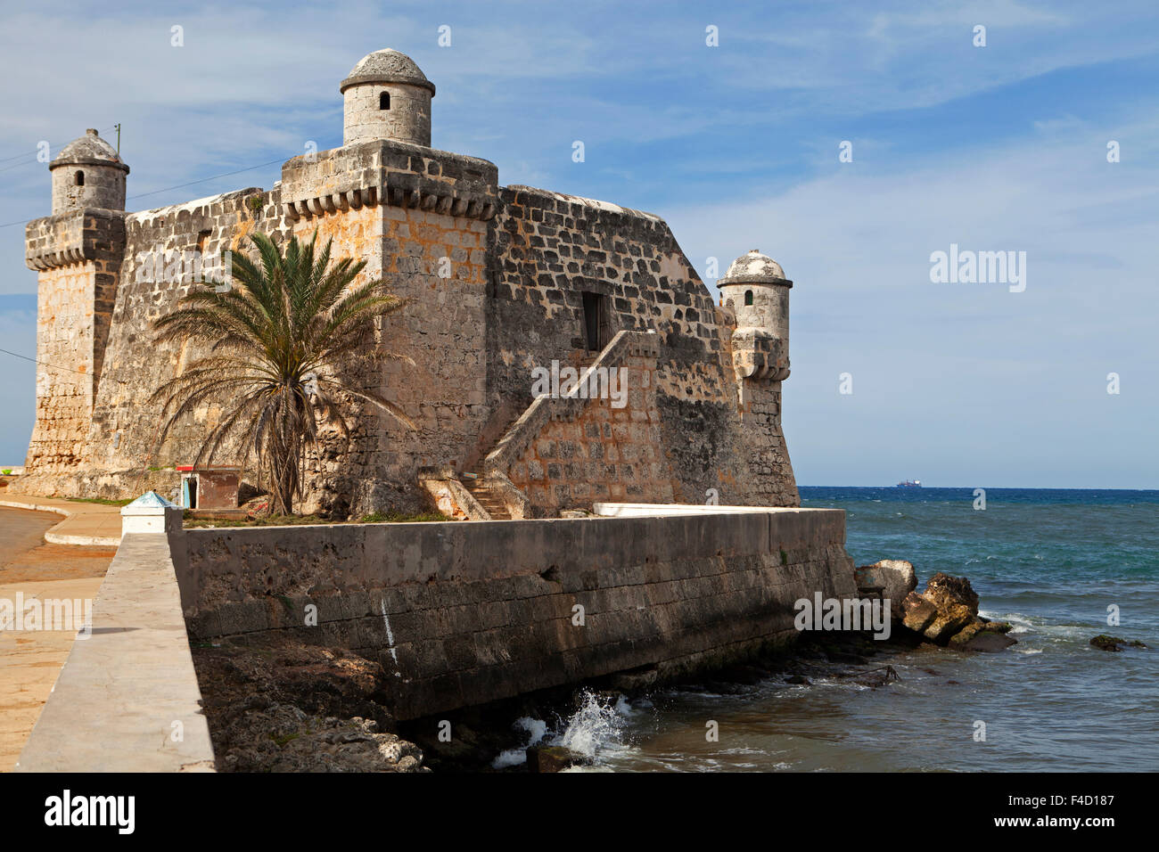 Cuba, Cojimar. Cojimar Fort. Foto de stock