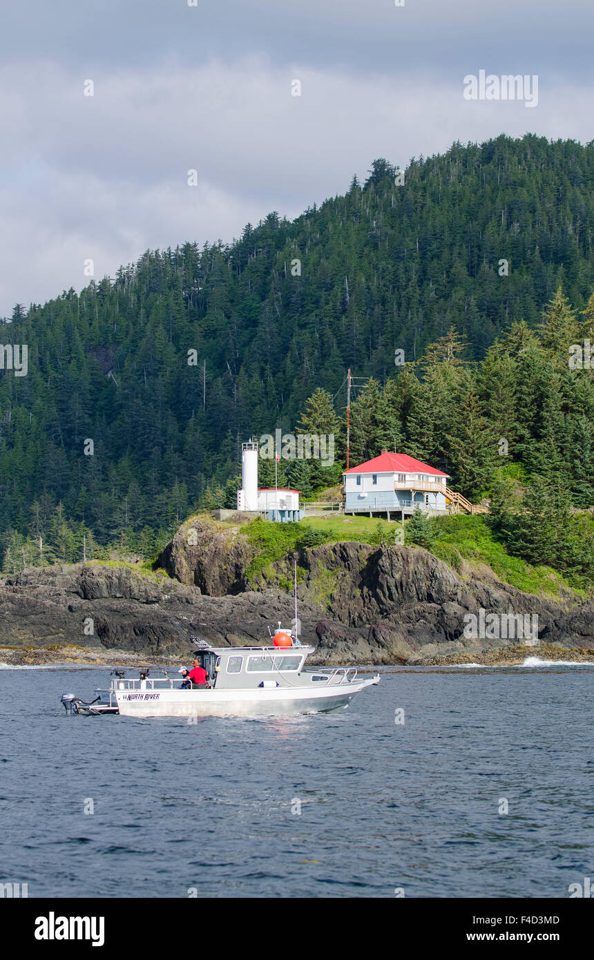 Sonido Quatsino Faro (Isla Kains Estación de Luz), Port Alice, Isla de