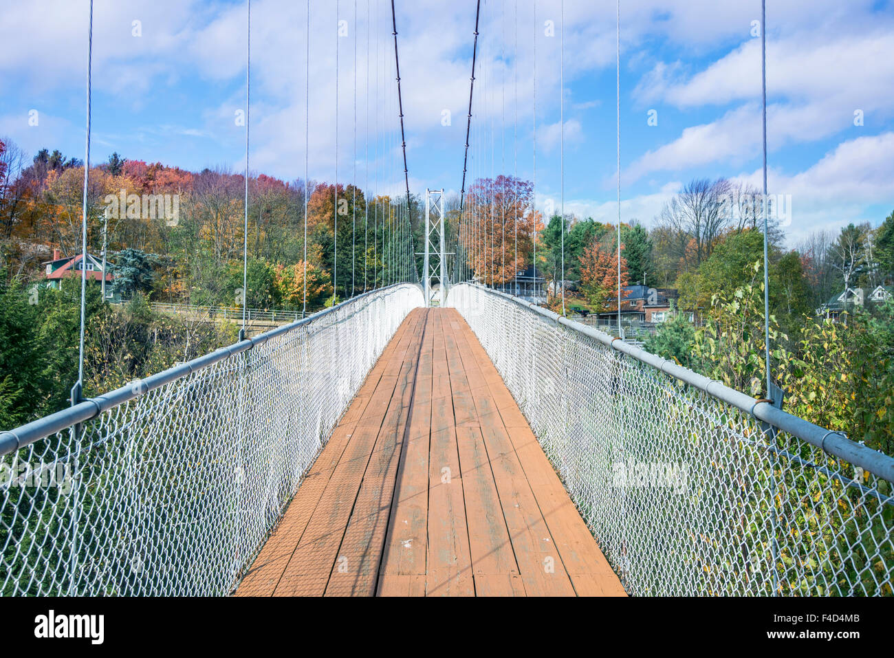 Canadá, Québec, Eastern Townships, Coaticook, Parc de la puente