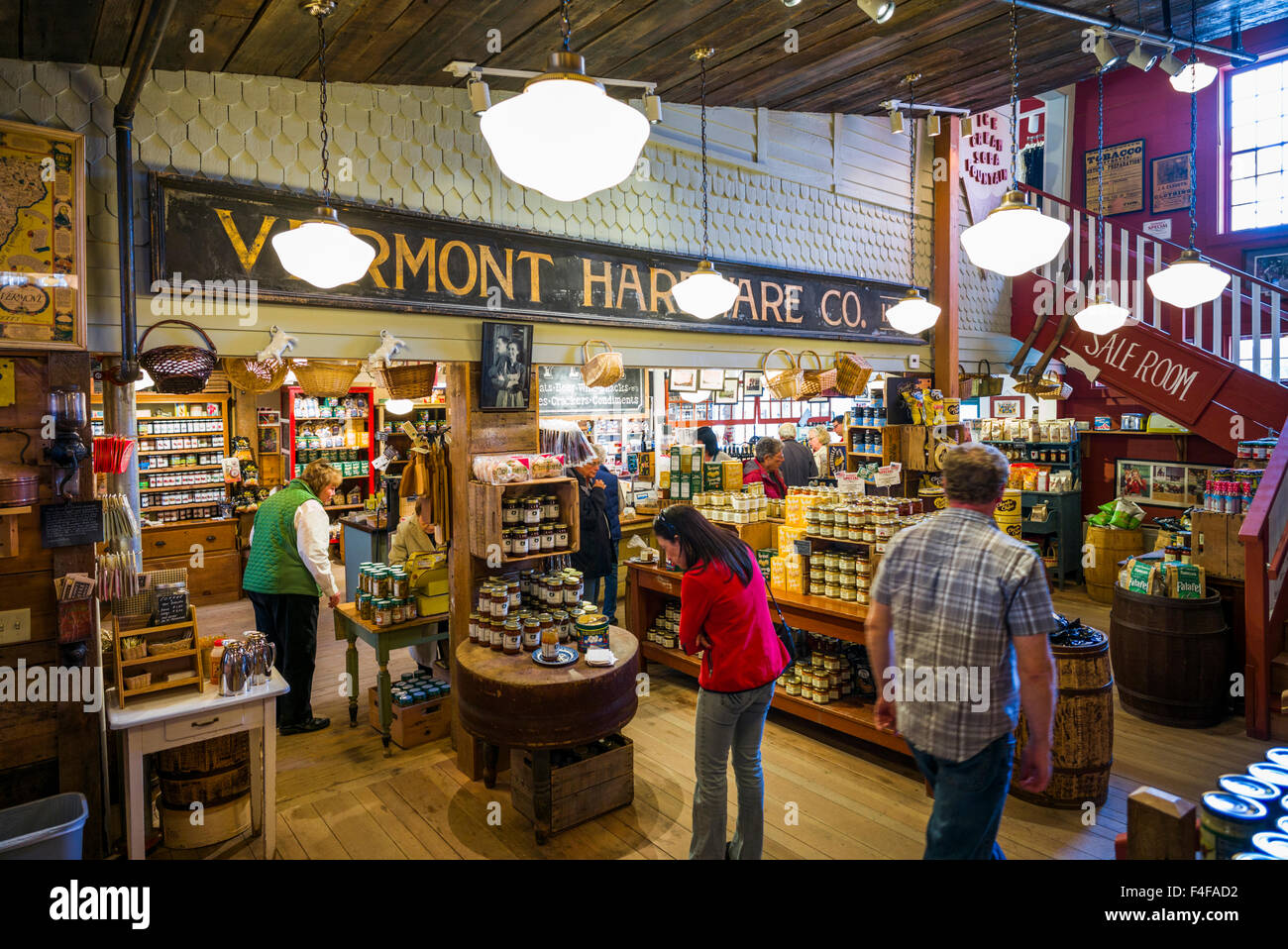 Weston, el Vermont Country Store, interior Foto de stock