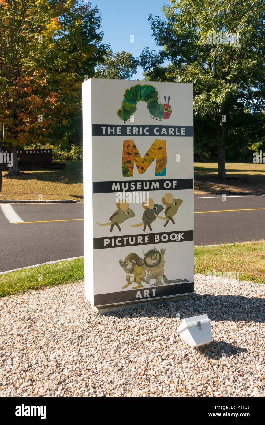 Eric Carle museo de libro de imágenes de arte en Amherst MA Foto de stock