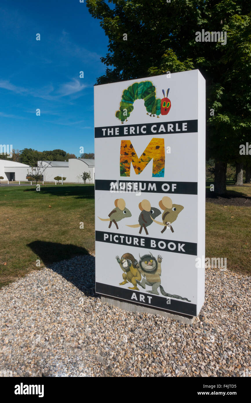 Eric Carle museo de libro de imágenes de arte en Amherst MA Foto de stock