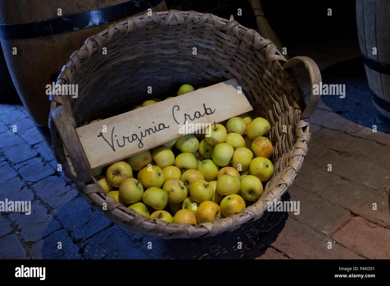 Manzanas - cangrejo Virginia Virginia EE.UU. Foto de stock