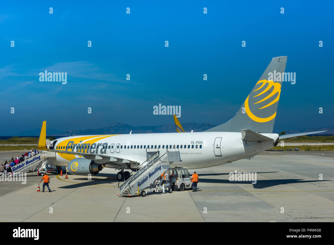 Boeing 737 paquete de vacaciones Foto de stock