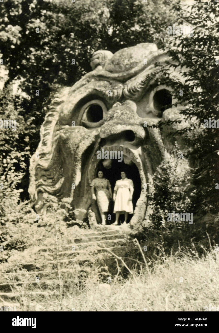 Parque de los monstruos, Bomarzo, Italia Fotografía de stock - Alamy