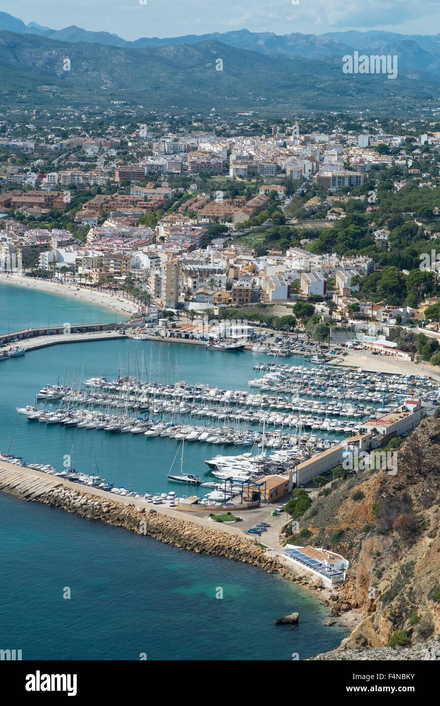El puerto marítimo de Xabia, España, en la región de Alicante del país  Fotografía de stock - Alamy
