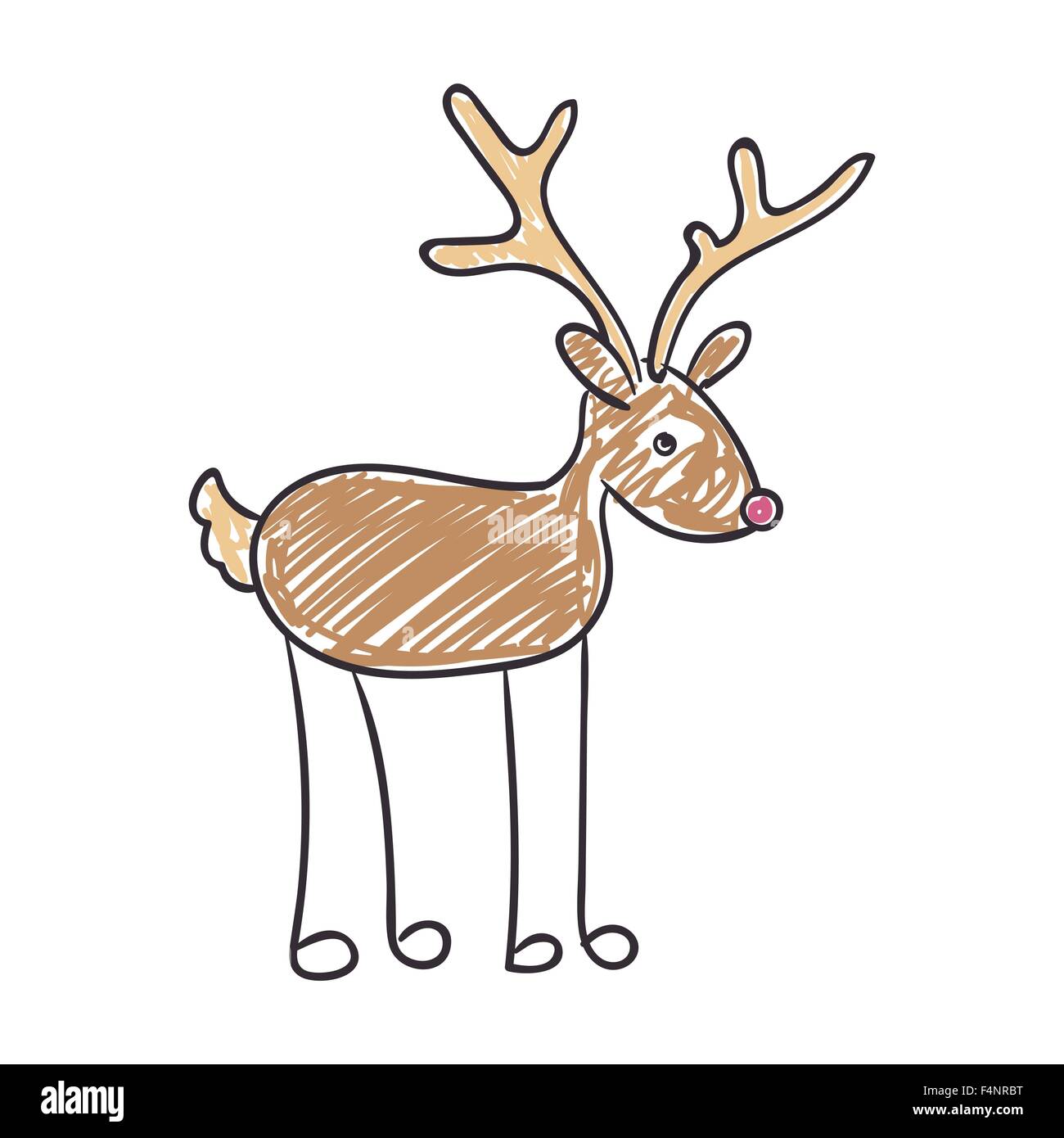Dibujo de Reno para colorear  Páginas para imprimir gratis  Dibujos de  renos Dibujos navideños a color Páginas para colorear de navidad