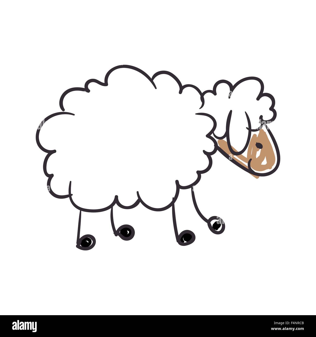 Dibujo de ovejas fotografías e imágenes de alta resolución - Alamy