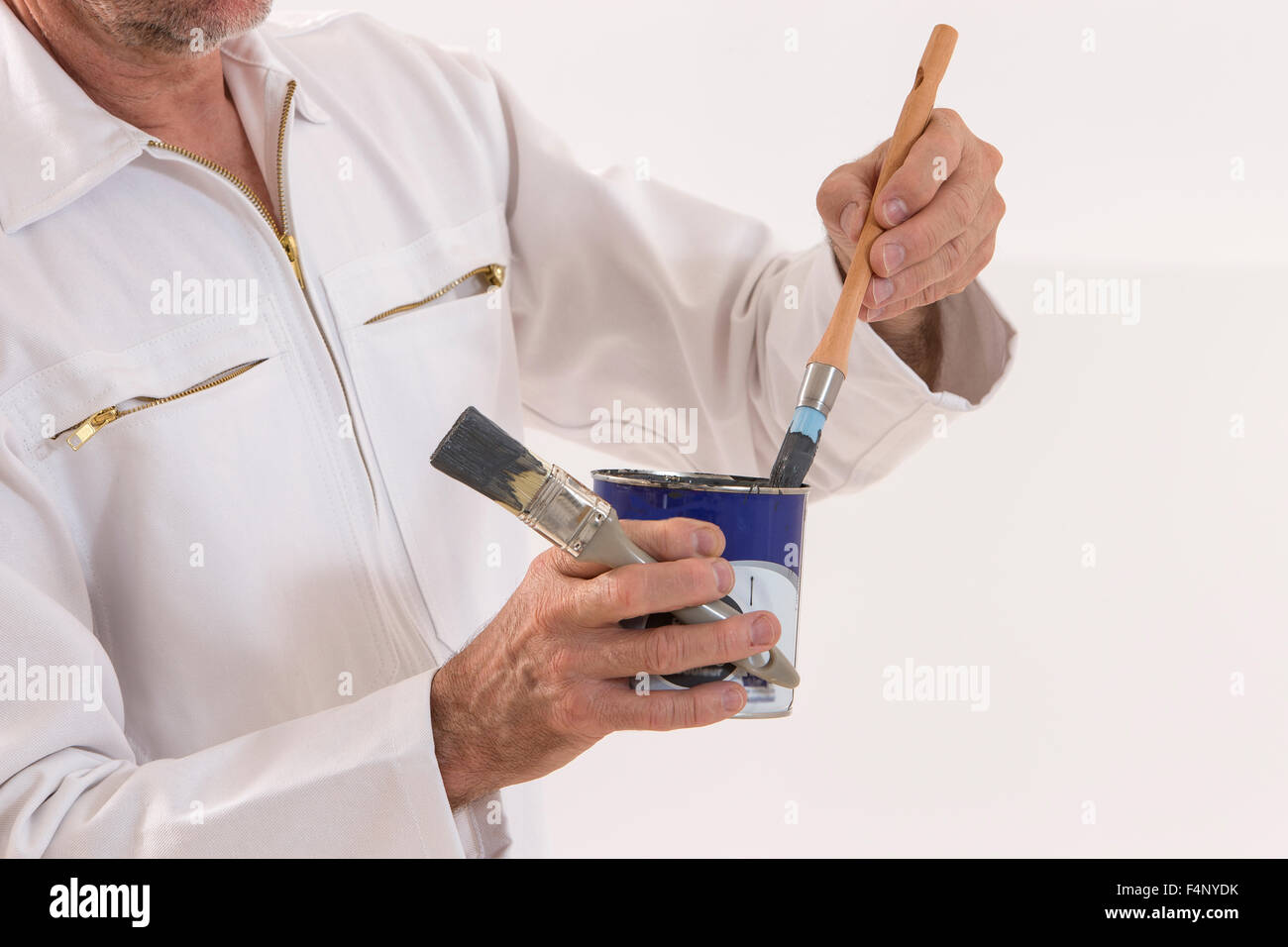 Prueba De Seleccion De Colores Como Negro Pintado En La Pared