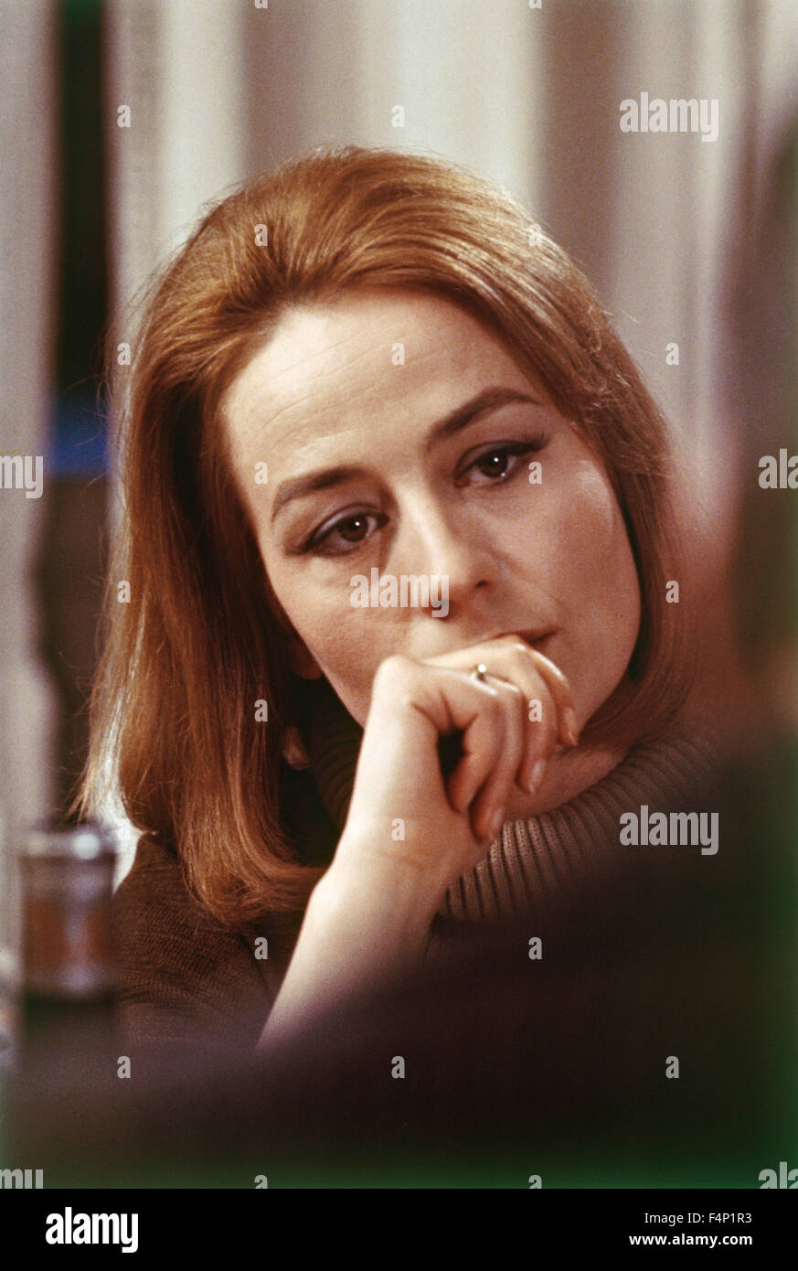 Annie Girardot / Vivre pour vivre 1967 dirigida por Claude Lelouch Foto de stock