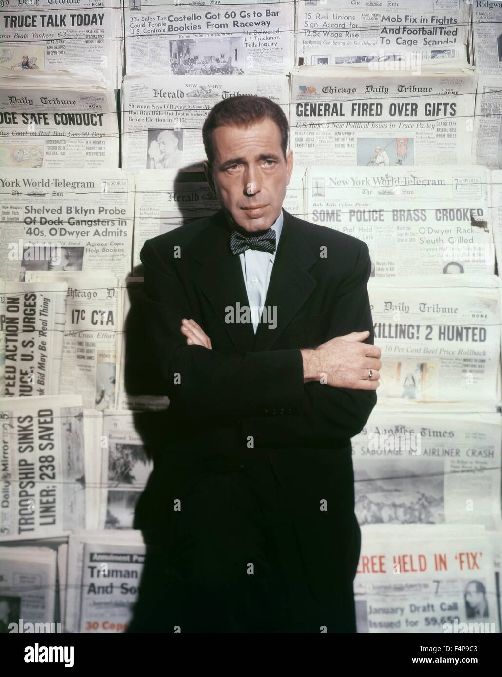 Humphrey Bogart / Pasaje oscuro / 1947 dirigida por Delmer Daves Foto de stock