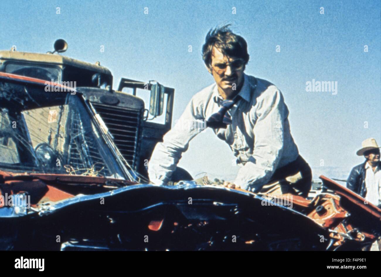 Dennis Weaver / Duelo de 1971 dirigida por Steven Spielberg Foto de stock