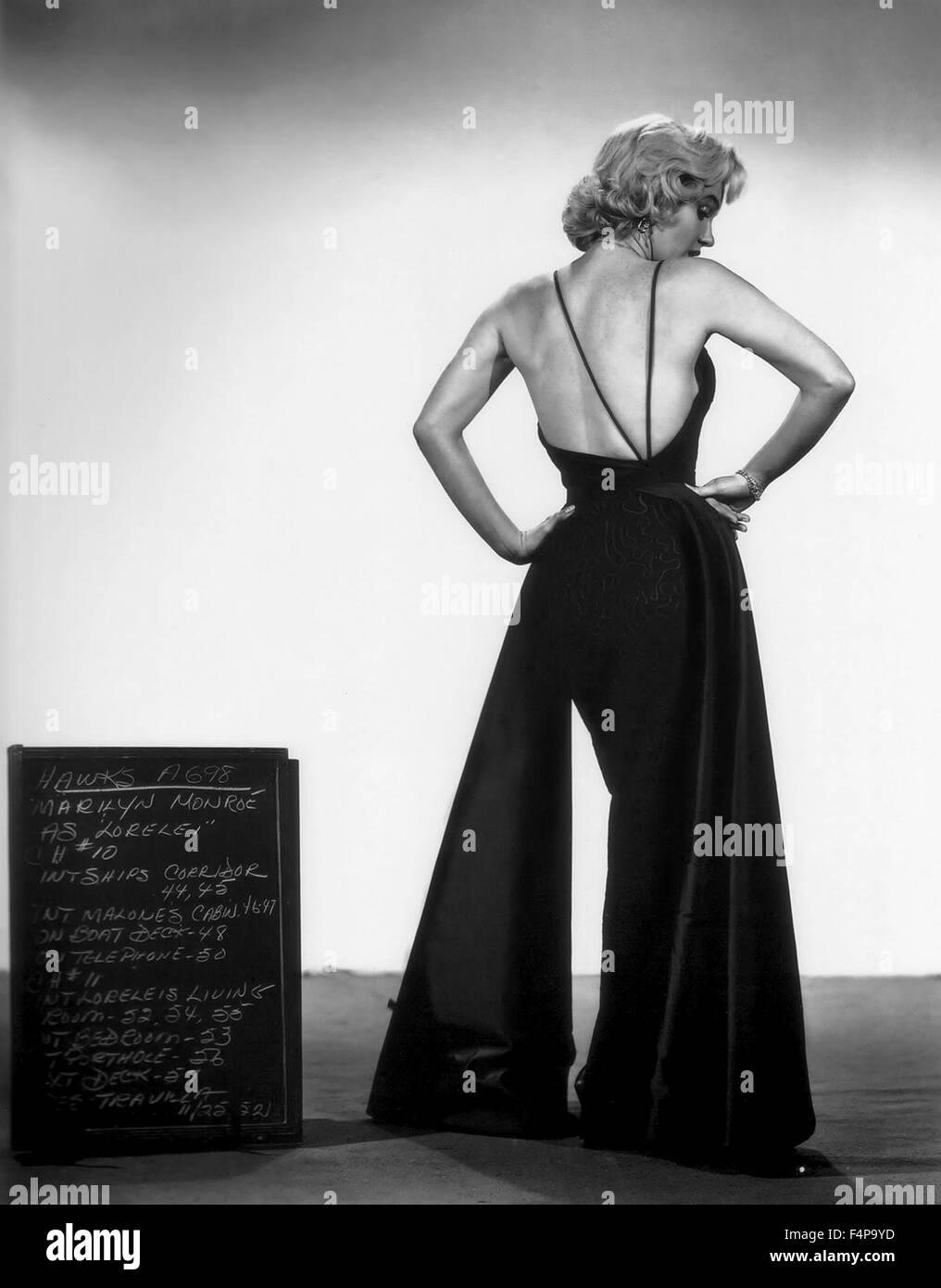 Marilyn Monroe Caballeros Prefieren Rubias 1953 Dirigida Por Howard Hawks Fotografía De Stock 3114