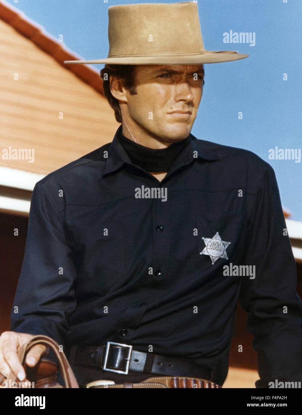Clint Eastwood / Hang 'Em High 1968 dirigida por Ted Post Foto de stock