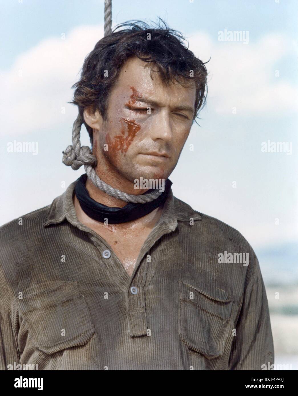 Clint Eastwood / Hang 'Em High 1968 dirigida por Ted Post Foto de stock