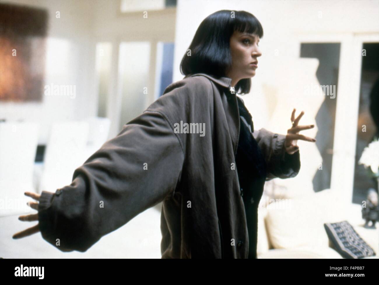 Uma Thurman / Pulp Fiction de 1994 dirigida por Quentin Tarantino Foto de stock