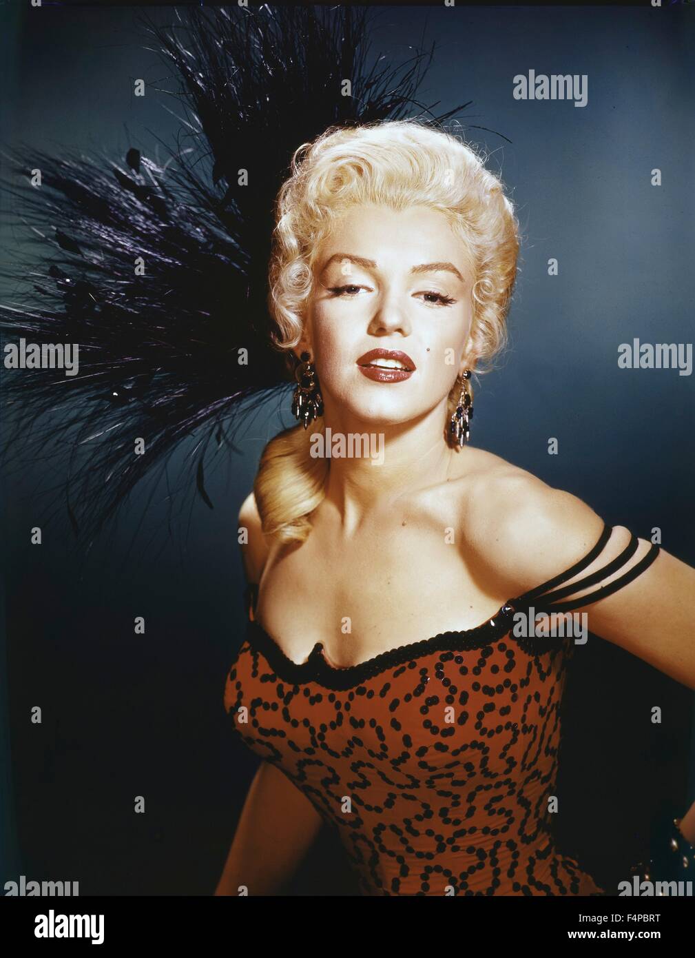 Marilyn Monroe / Río sin retorno 1954 dirigida por Otto Preminger Foto de stock