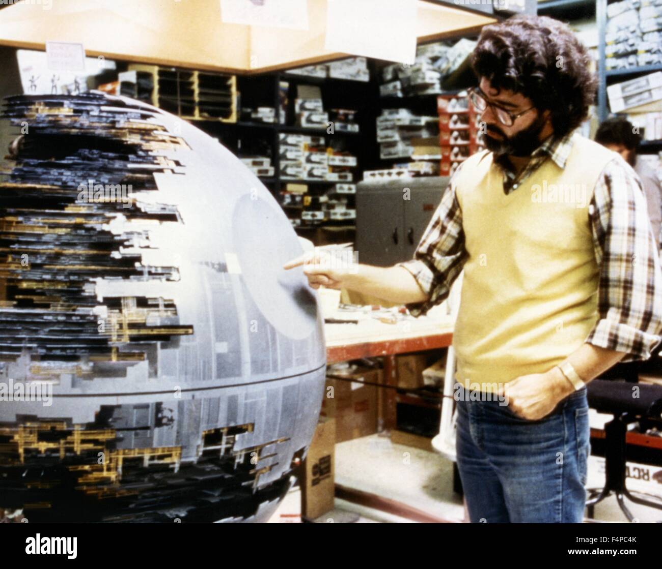 George Lucas / Star Wars - Una nueva esperanza de 1977 dirigida por George Lucas Foto de stock