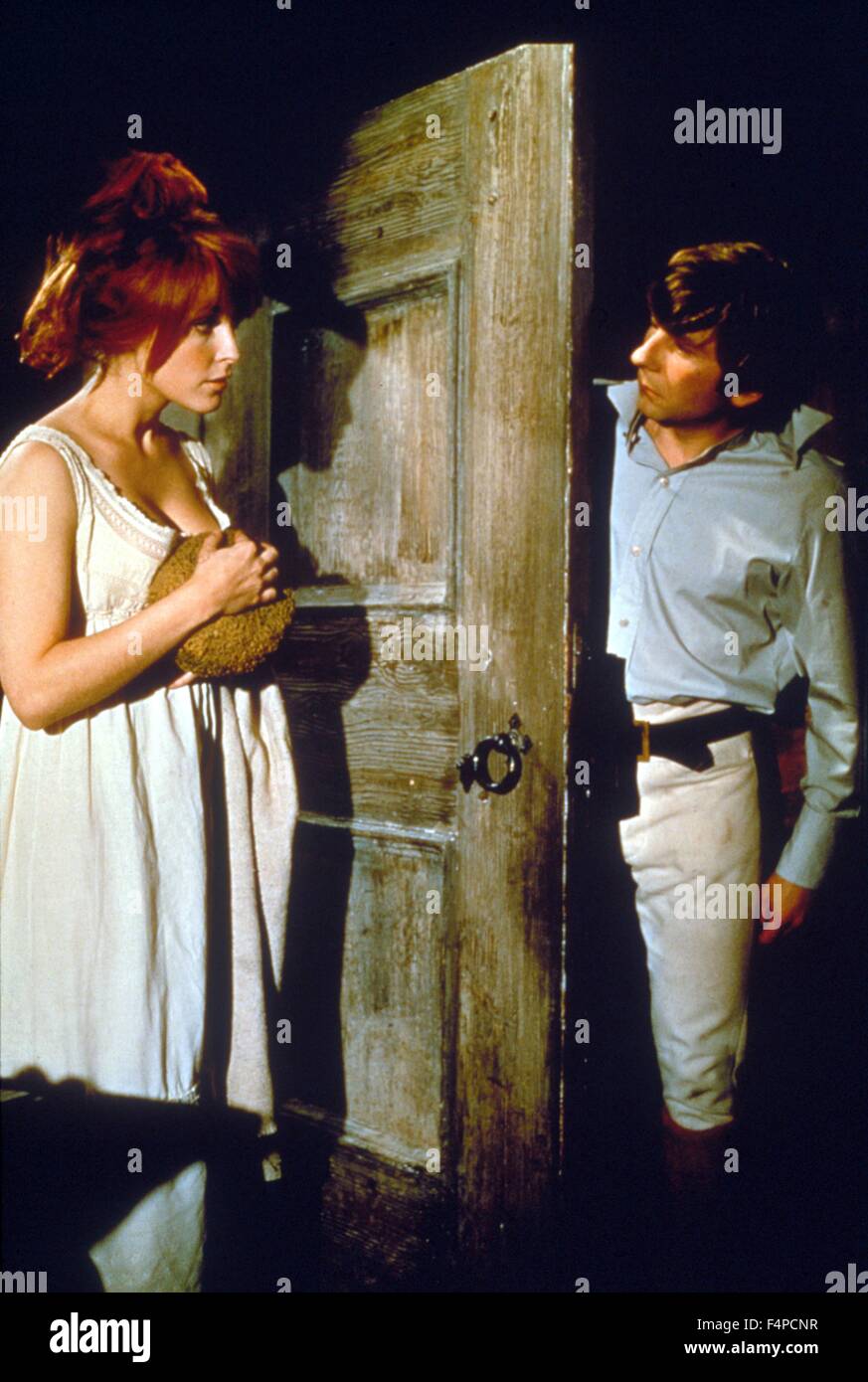 Sharon Tate, Roman Polanski / El Baile de los Vampiros de 1968 dirigido por Roman Polanski Foto de stock