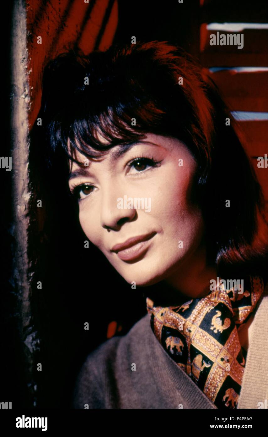 Juliette Greco en la década de los 60's Foto de stock