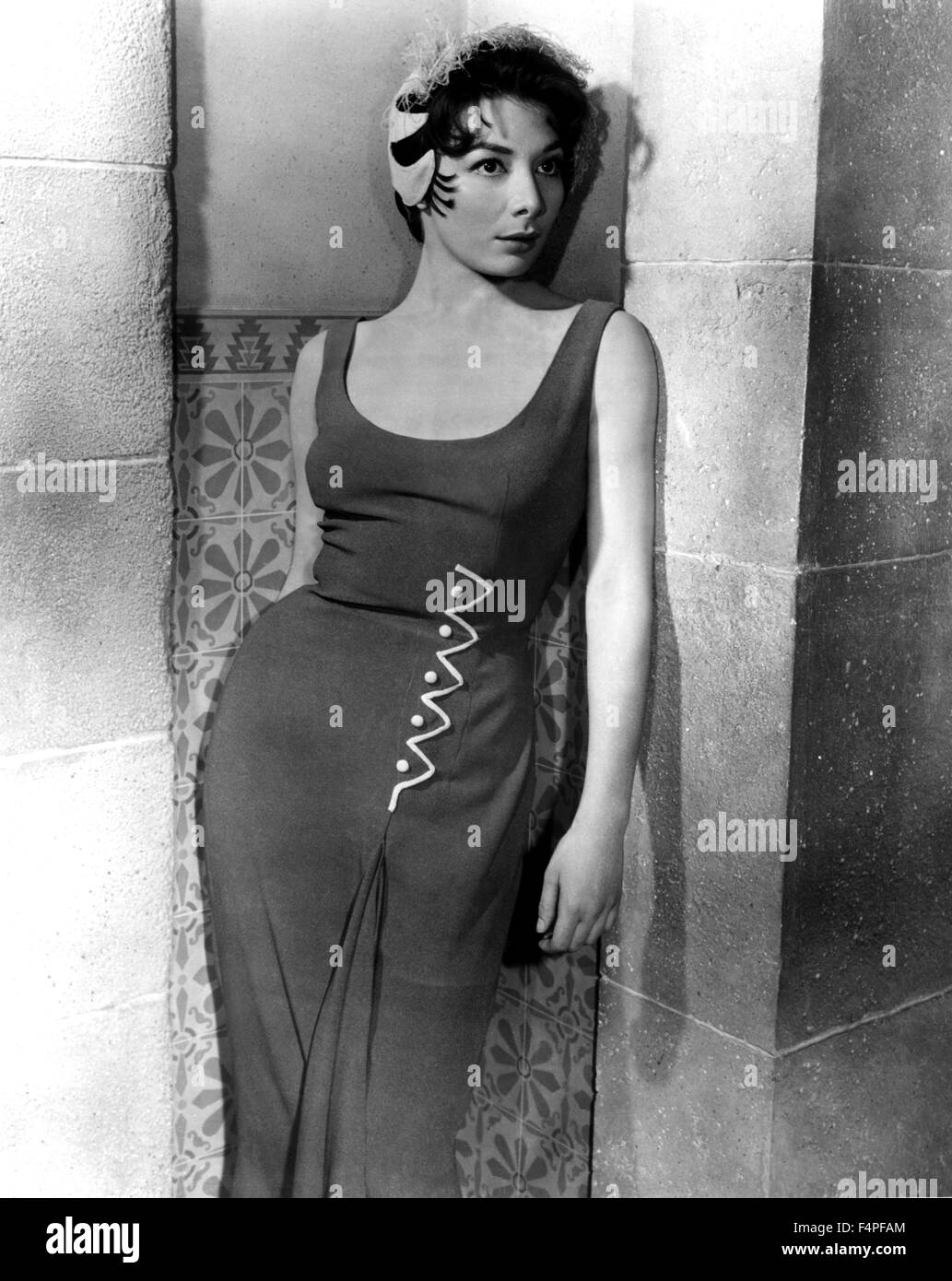 Juliette Greco / El Sol también sube / 1957 dirigida por Henry King Foto de stock