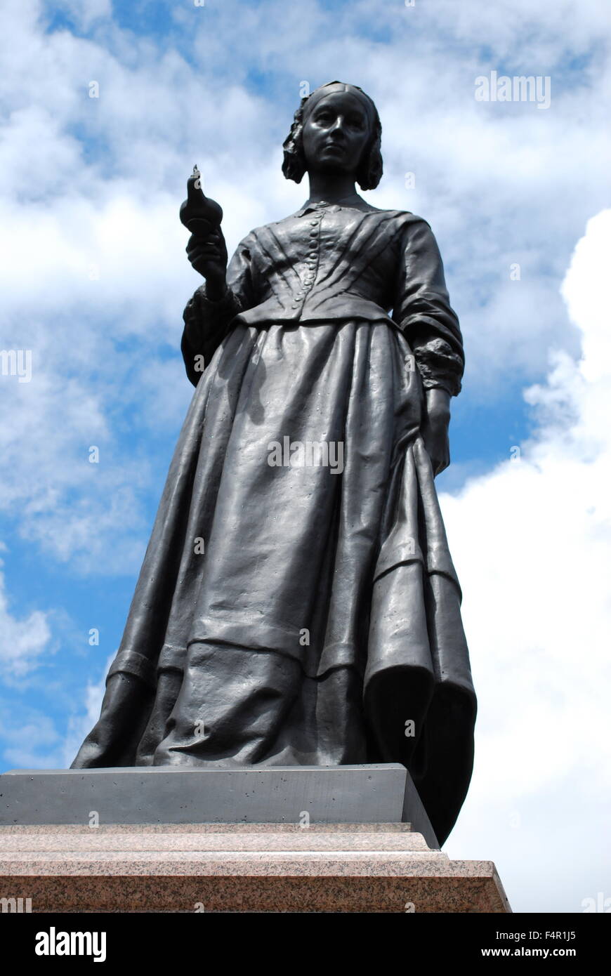 Florence Nightingale monumento en Waterloo Place, Londres, Inglaterra Foto de stock