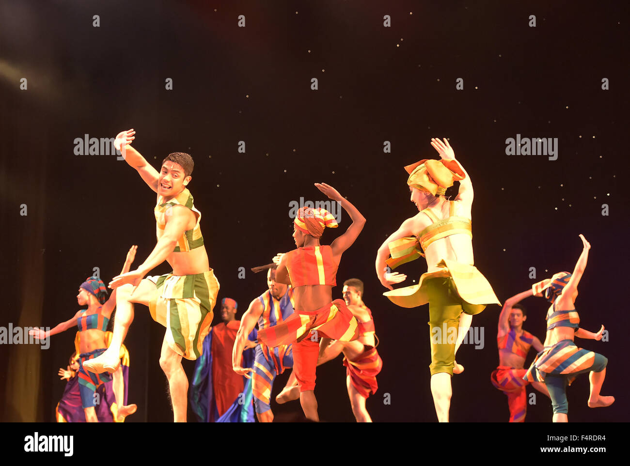 Musical, El Rey León, Basilea, rendimiento, espectáculo de danza, teatro, ningún modelo de liberación, Foto de stock