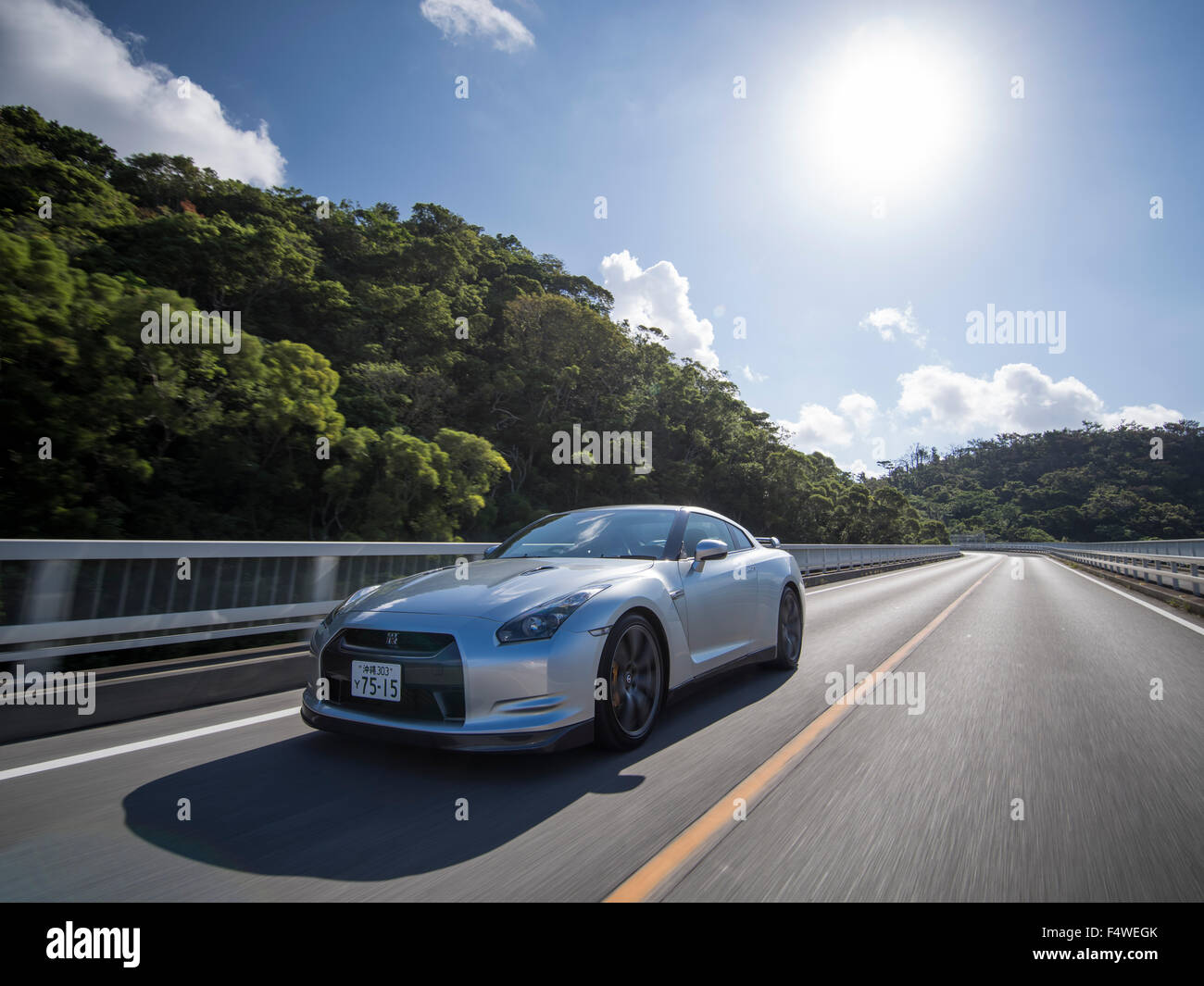 Nissan R35 (desde 2007) GTR GTR Japonés icónicas de alto rendimiento deportivo (Okinawa, Japón