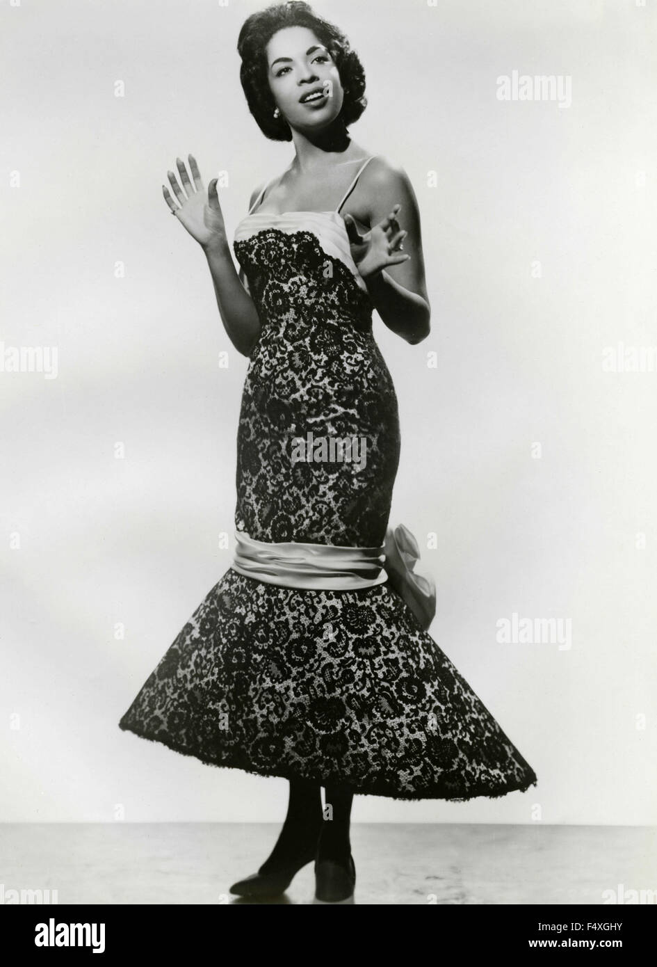 Vestido Vintage 1950s Mujer Verano Elegante Sin Mangas Vestido de Fies –  Big Indio