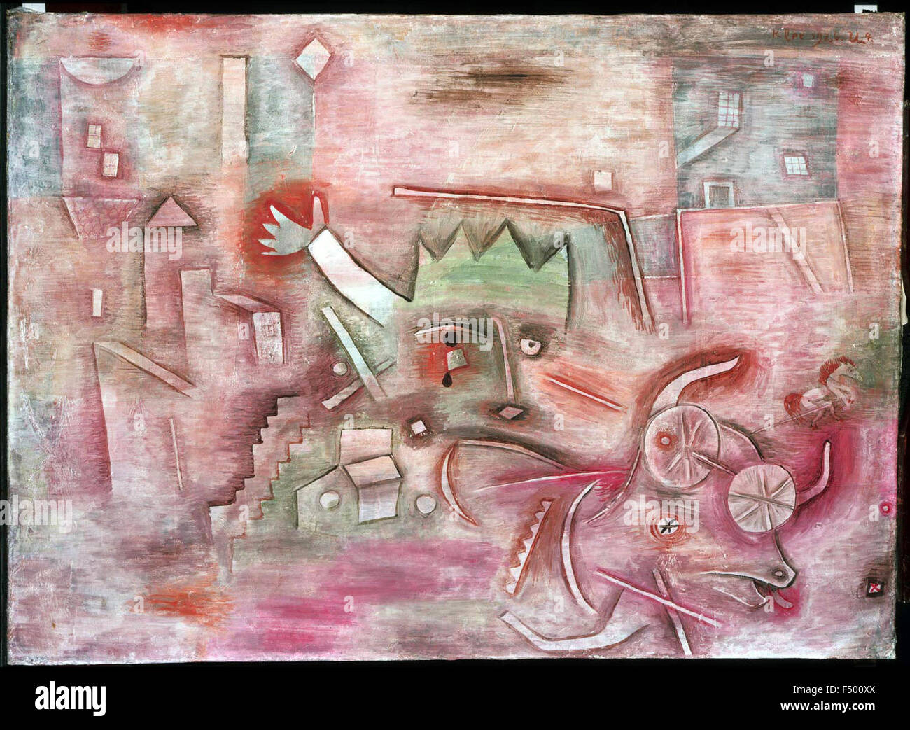 Paul Klee - Terror Animal Foto de stock