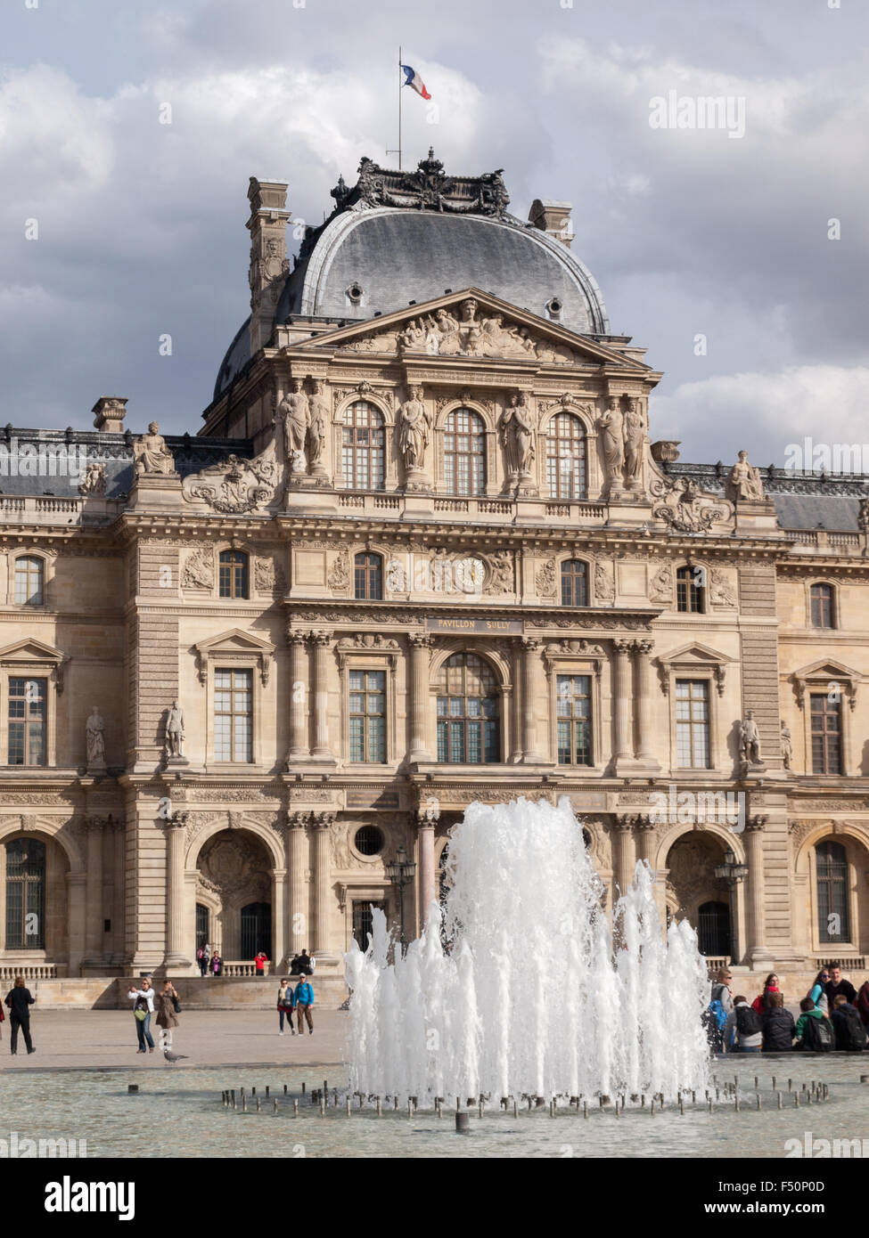 Museo del Louvre Foto de stock