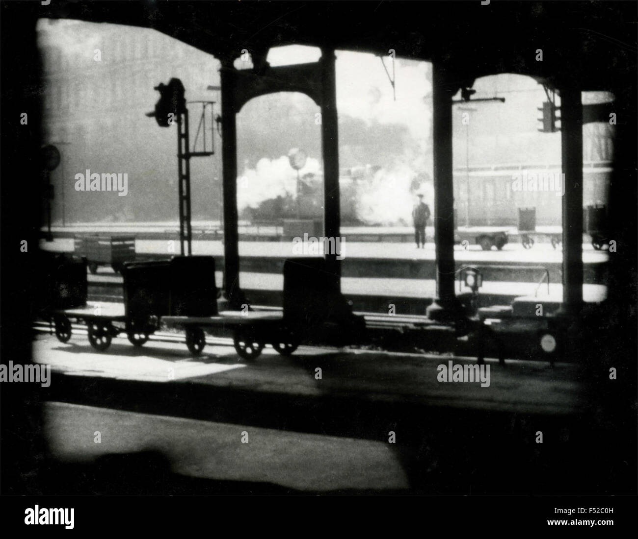 Estación de ferrocarril, Hamburgo, Alemania Foto de stock