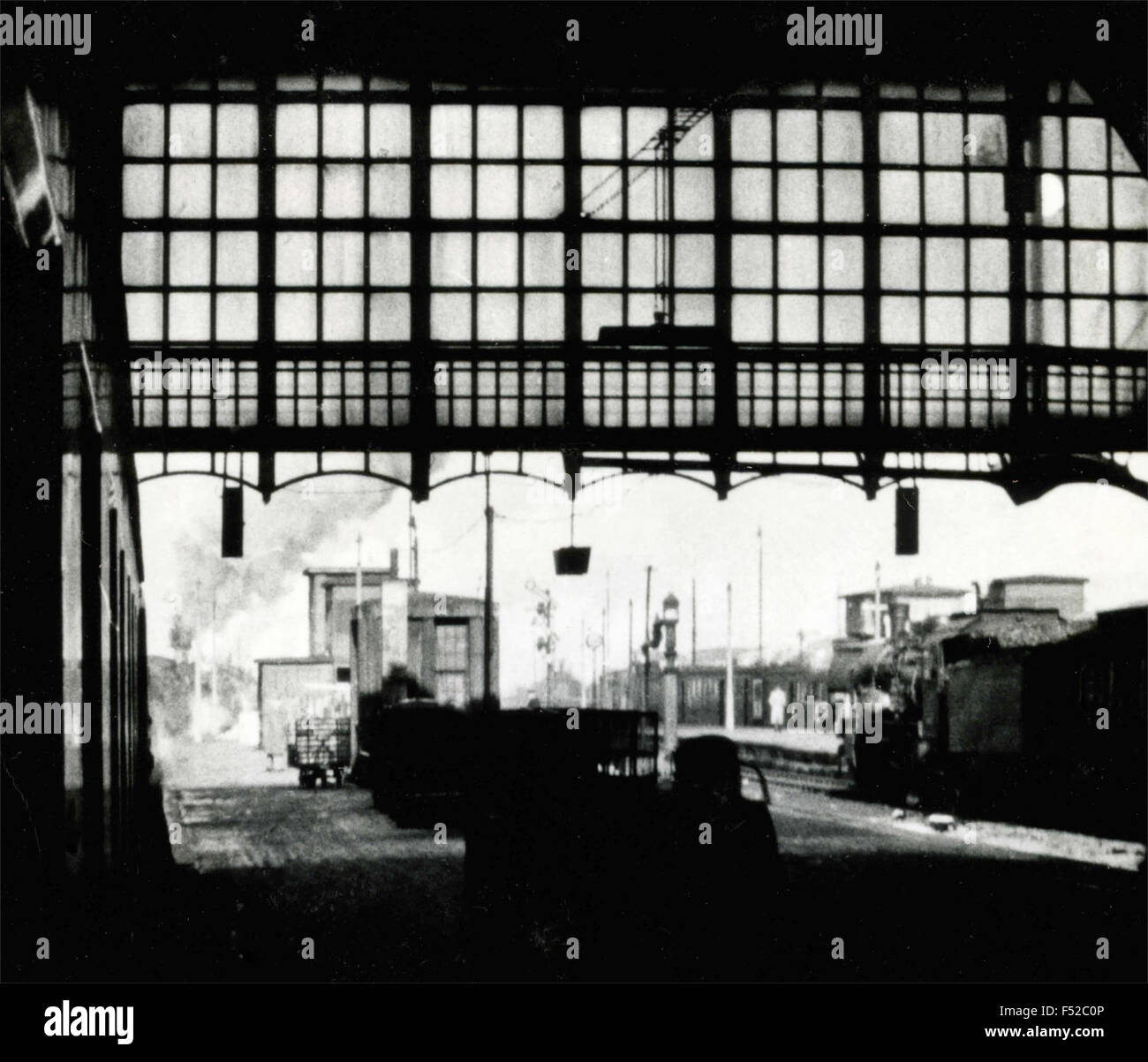 Estación de ferrocarril, Hamburgo, Alemania Foto de stock