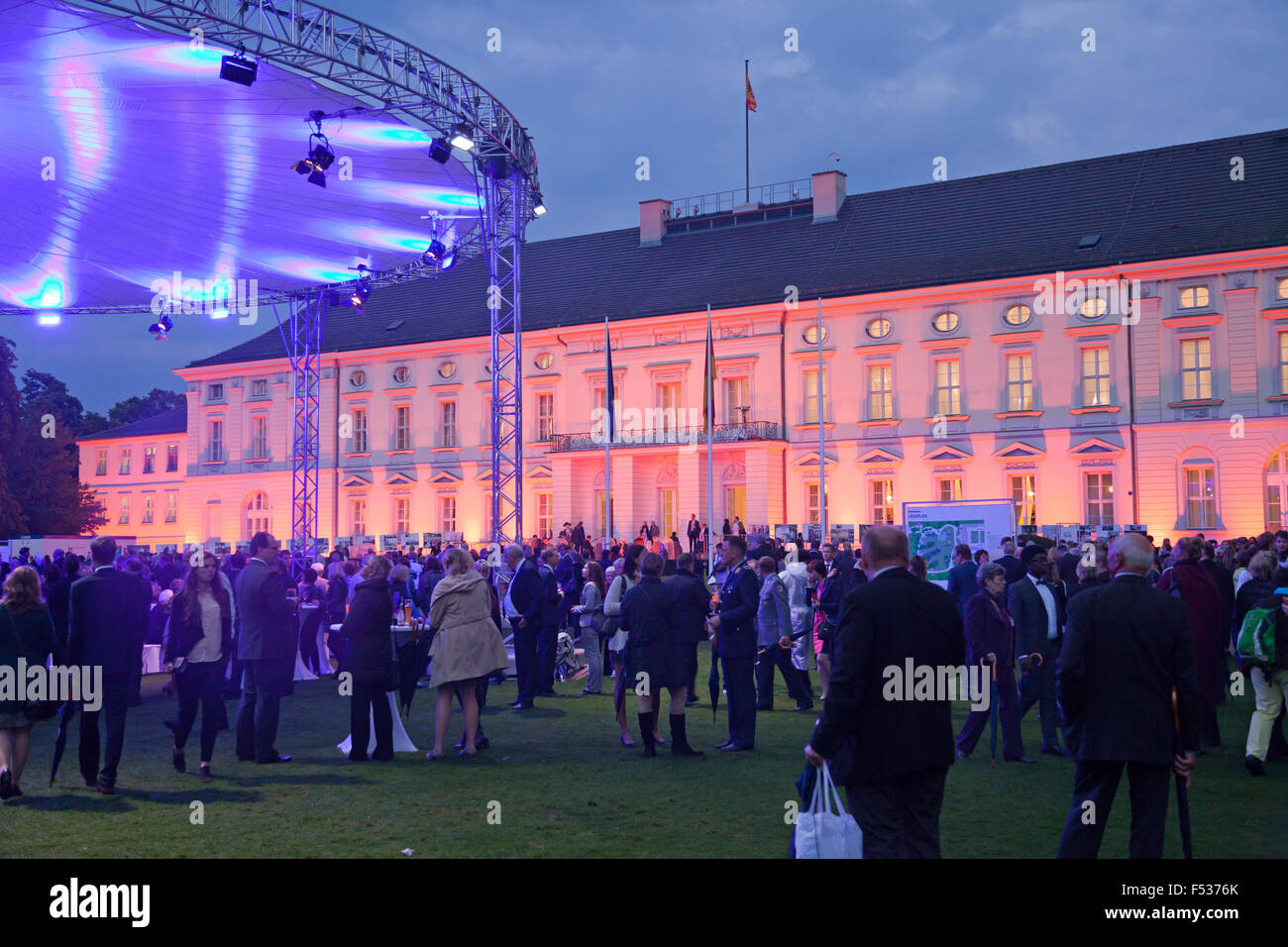 Los ciudadanos anual Fest en el Palacio Bellevue, en Berlín, Alemania Foto de stock