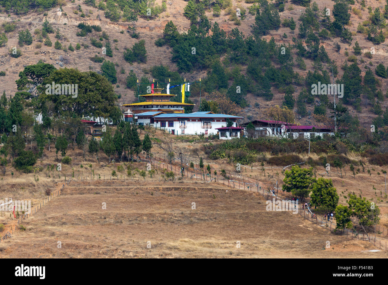 Chimi lakhang near lobesa fotografías e imágenes de alta resolución Alamy