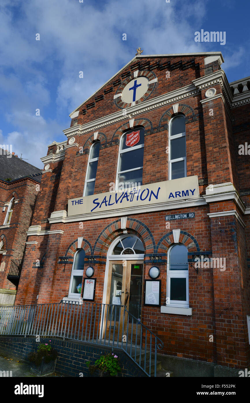 El Ejército de Salvación Hall, en la ciudad costera de Bridlington Foto de stock