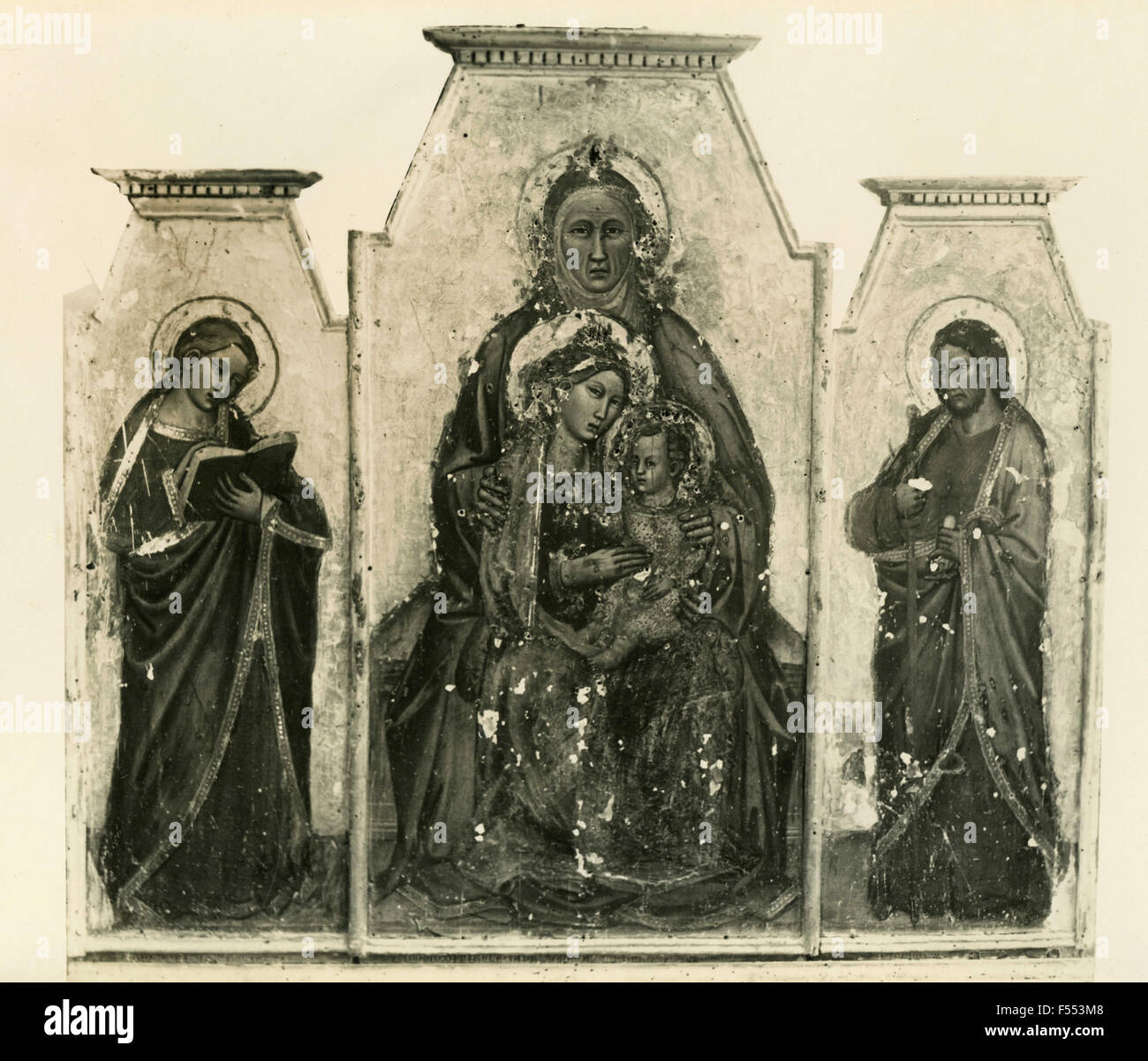 Arte Sacro: Sante, estilo bizantino Foto de stock