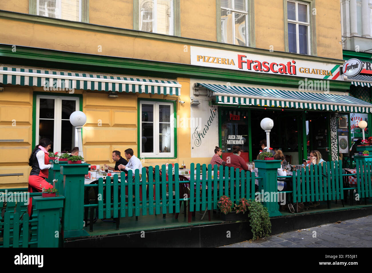 Pizzería Frascati, Viena, Austria, Europa Foto de stock