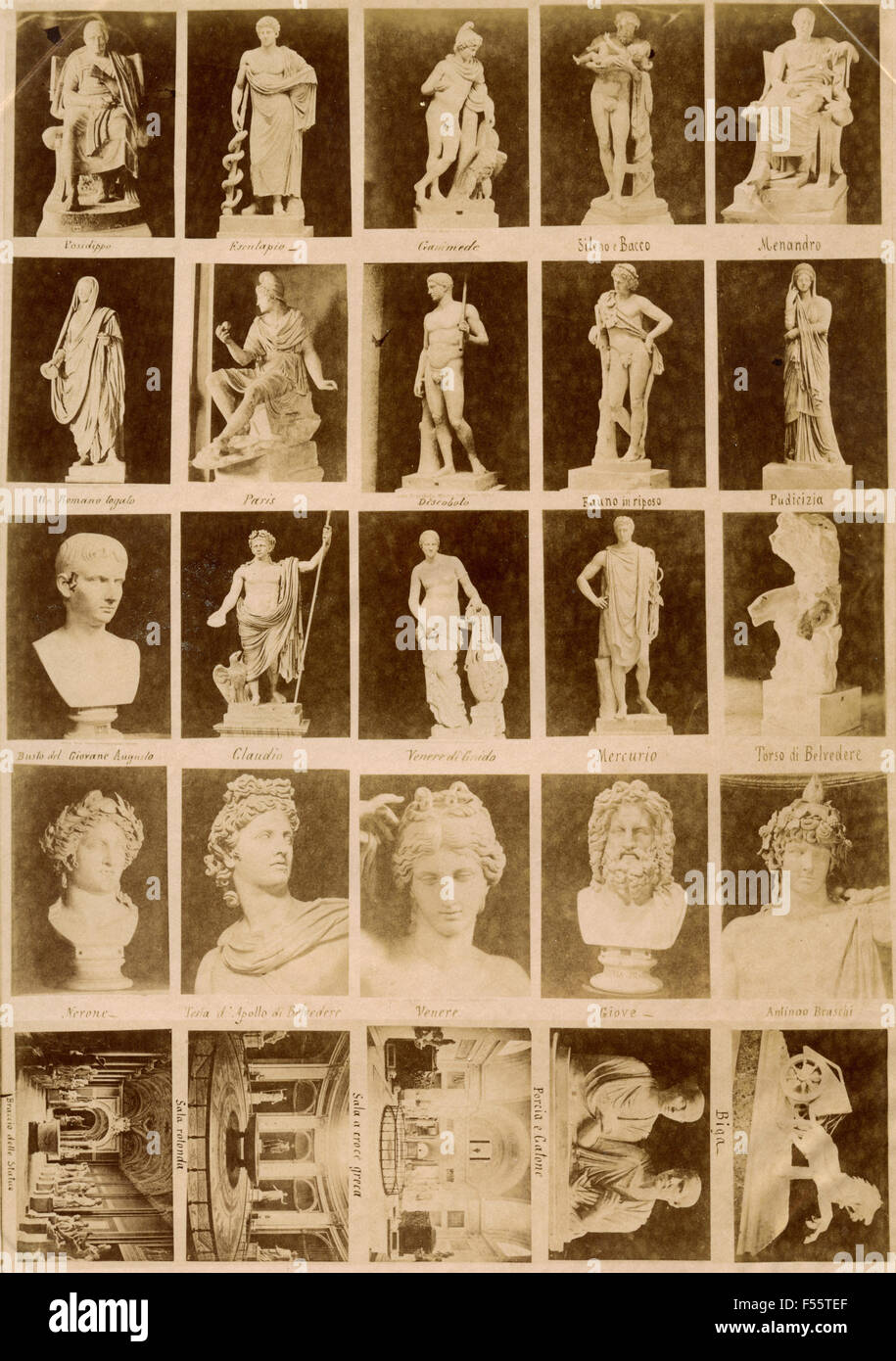 Museos vaticanos: publicidad de imágenes Foto de stock