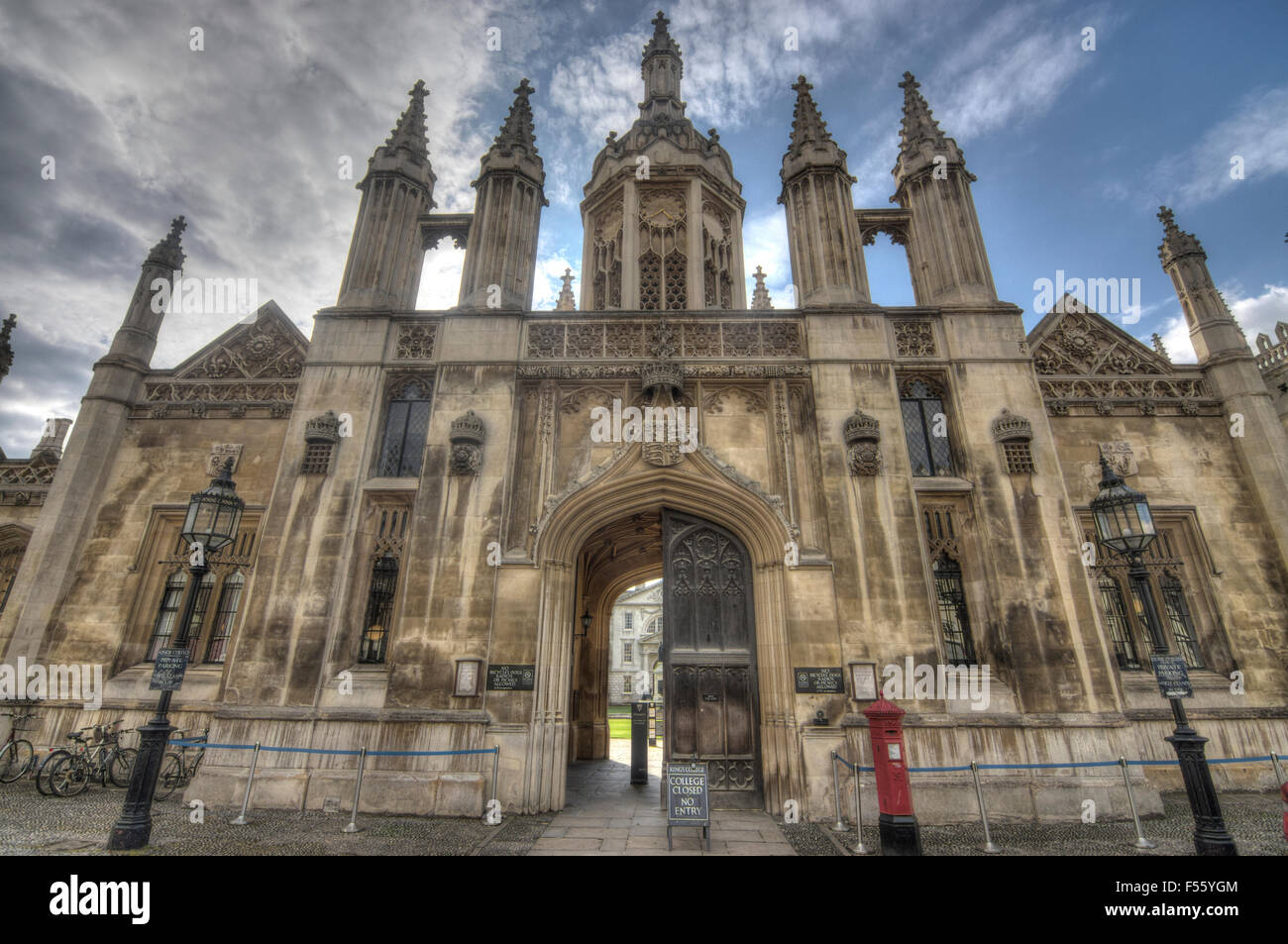 El King's College de Cambridge Foto de stock