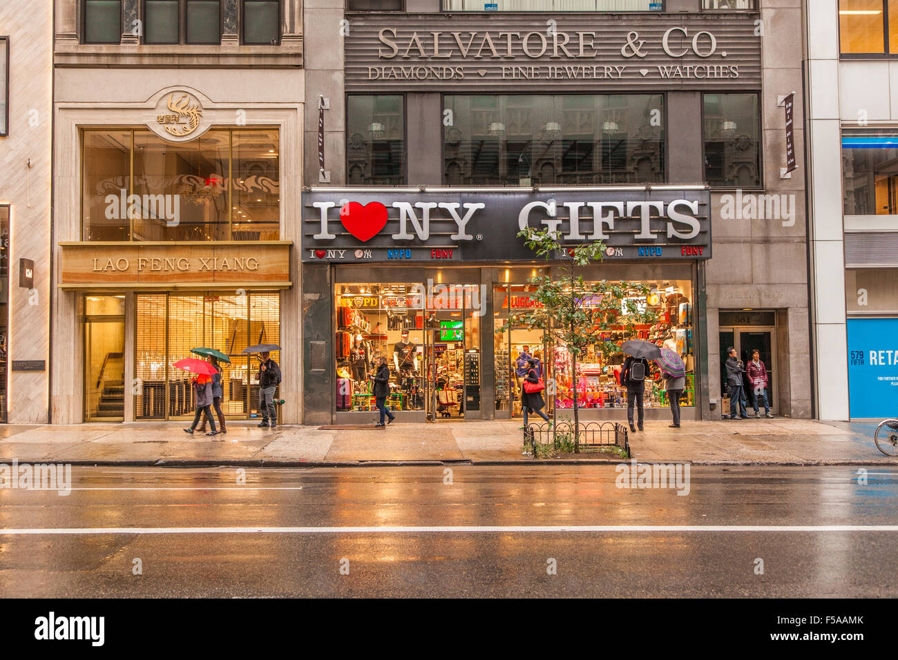 Me encanta NY Tiendas de regalos, 5th Avenue , Manhattan, ciudad de